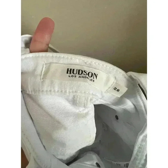 Hudson Avalon Overalls White Size 28 - Picture 10 of 15